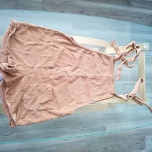 Stylish Tan Jumpsuit with Pockets